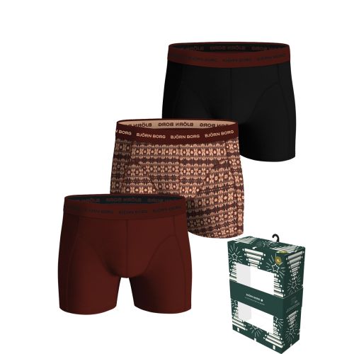Bjorn Borg Heren Boxershort 3Pack Cotton Stretch Holiday MP001