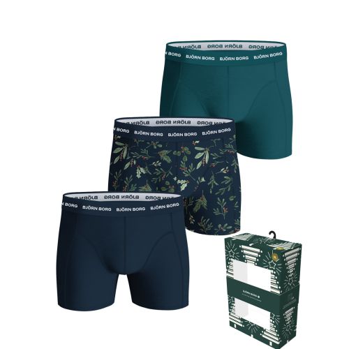 Bjorn Borg Heren Boxershort 3Pack Cotton Stretch Holiday MP001
