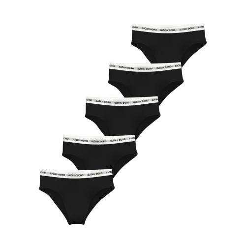 Bjorn Borg Dames Logo HighWaist Maxi Slip 5pack MP001