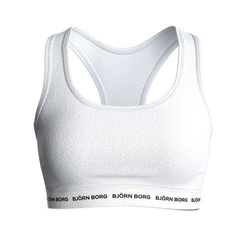Bjorn Borg Dames Logo Soft Top 1pack Wit WE001