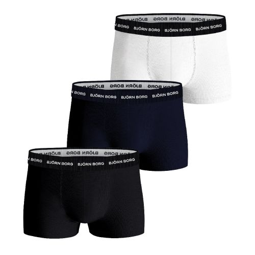 Bjorn Borg Heren Trunk Shorts Cotton Stretch 3pack MP002
