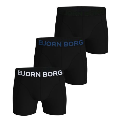 Bjorn Borg Heren Boxershorts Cotton Stretch 3pack Zwart