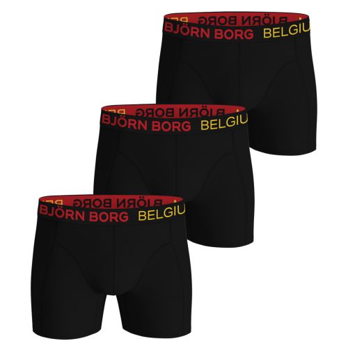 Bjorn Borg Heren Boxershorts Cotton Stretch 3pack Zwart