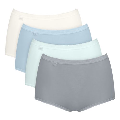 Sloggi Dames Basic Maxi Slip 4 pack C4P M031 3+1 gratis