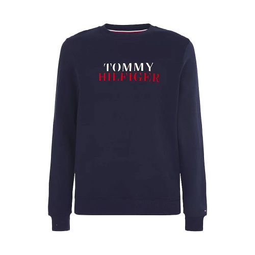 Tommy Hilfiger Ondergoed Track Top Navy Letters