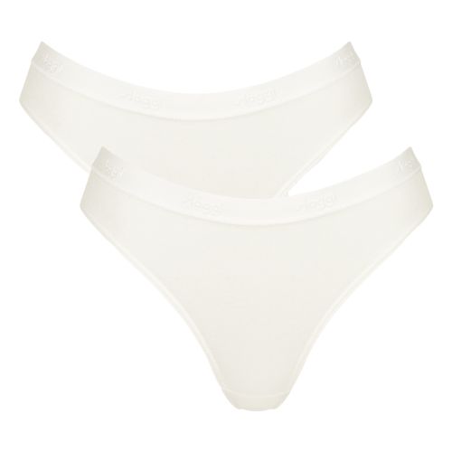 Sloggi Dames GO Casual High Leg Ivoor 2pack