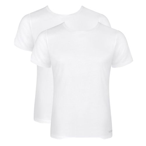 Sloggi Men GO ABC 2.0 T-shirt 2pack Wit