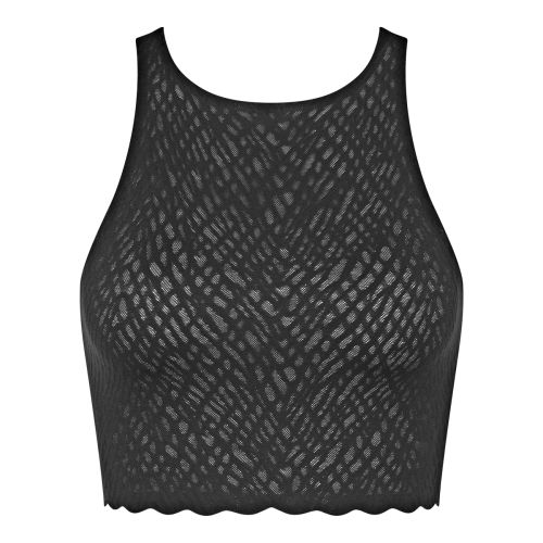 Sloggi Zero Feel Bliss Crop Top Zwart