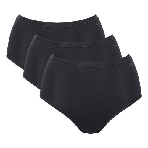 Sloggi GO Daily Cotton Highwaist 3Pack Zwart