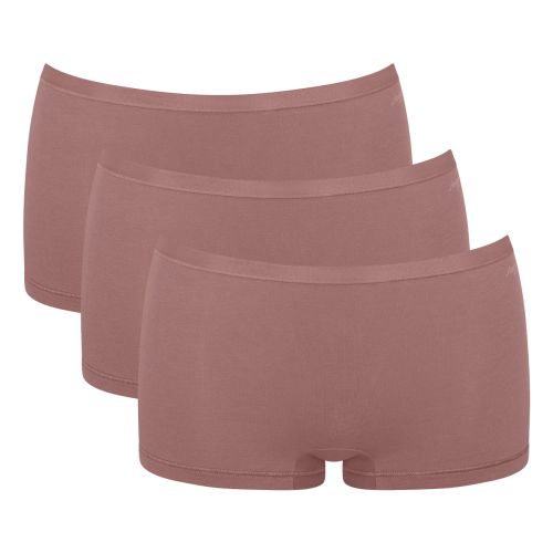 Sloggi GO Daily Cotton Short 3Pack Cacao