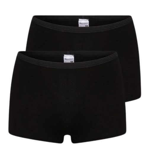 Beeren Dames boxershort Comfort Feeling 2Pack Zwart
