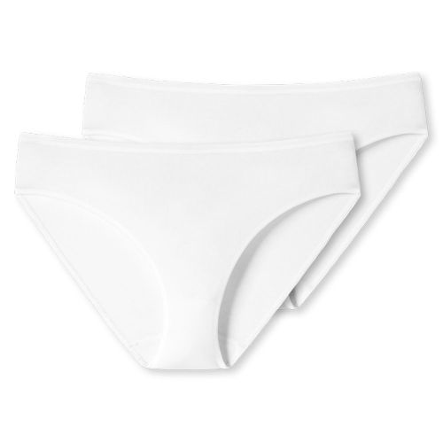 Schiesser Dames Tai 95/5 Organic 2Pack Wit