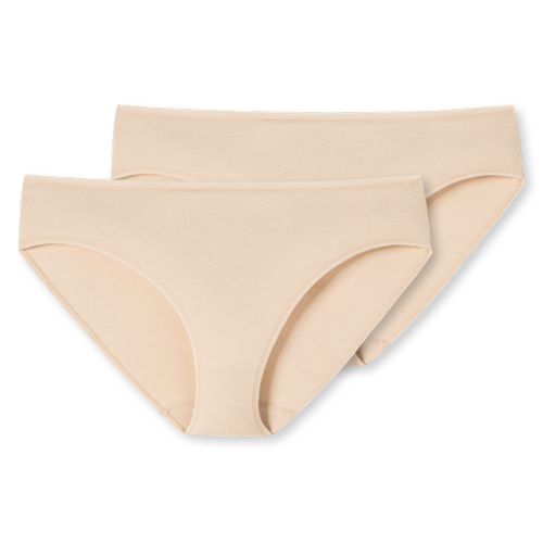 Schiesser Dames Tai 95/5 Organic 2Pack Sand