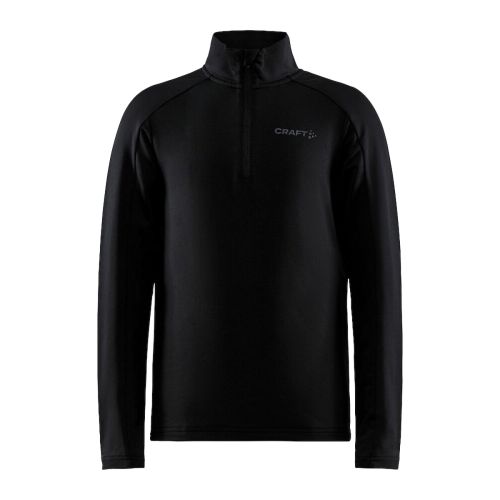 Craft Junior Thermo Fleece Shirt Core Gain Midlayer Zwart
