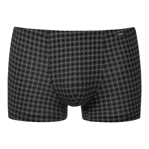 MEY Heren Shorty Round Grid Zwart 2120053