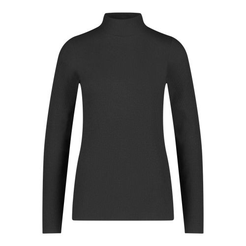 Ten Cate Dames Thermo Rib Shirt Longsleeve High Neck Zwart