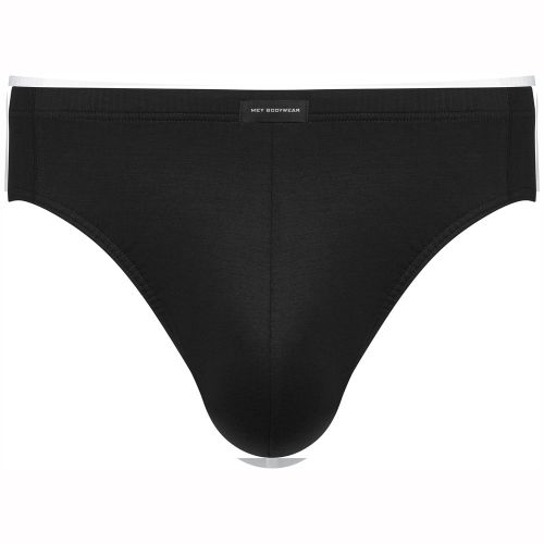 MEY Heren Network Slip Jazz-Pants Lyocell Zwart 34219