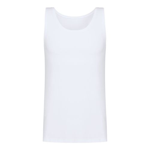 MEY Heren Tanktop Muskel Shirt Comfort Cotton Wit 35005
