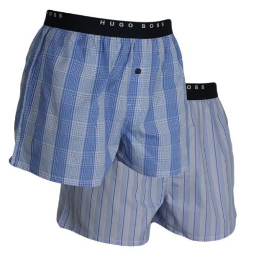 Hugo Boss Woven Boxershorts 2Pack Open Blue