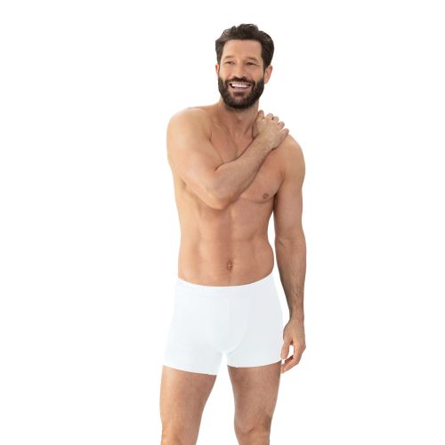 MEY Heren Trunk Shorty Comfort Cotton Wit 37387