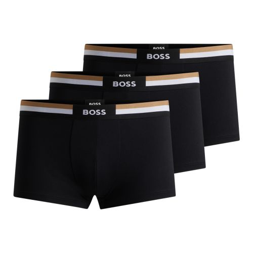 Hugo Boss Heren Trunk 3Pack Motion Zwart