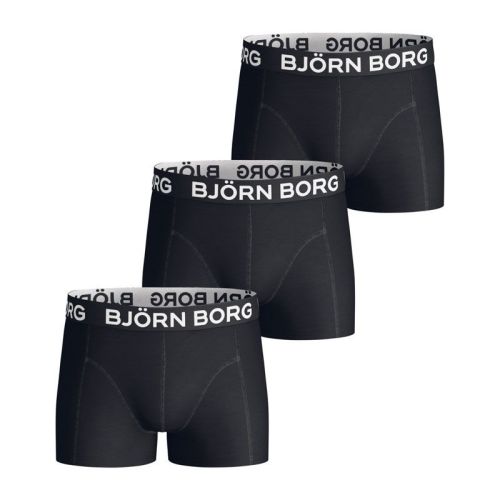 Bjorn Borg 3Pack Boys Shorts Noos Zwart Boxershorts