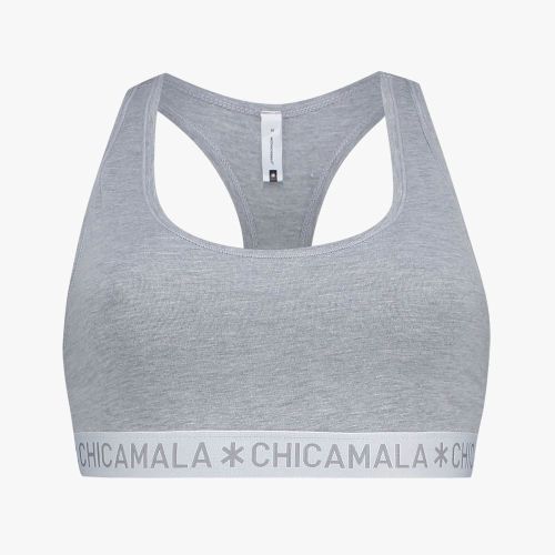 MuchachoMalo BASIC Racerback Top Grijs Dames Ondergoed