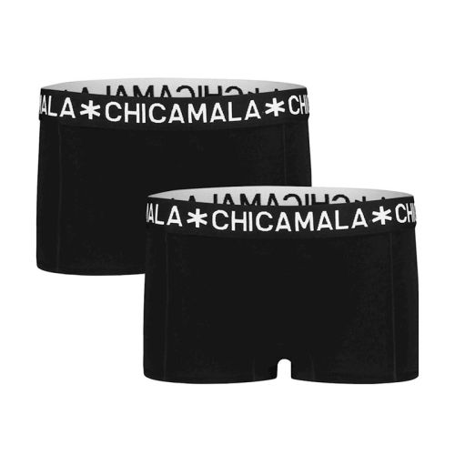 ChicaMala BASIC Short Zwart 2Pack Meisjes Ondergoed