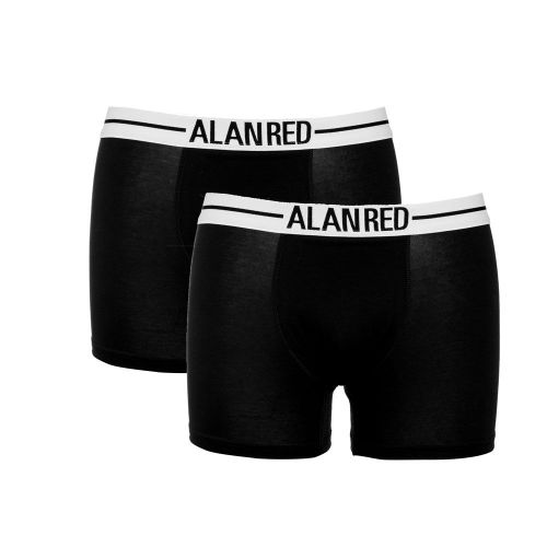 Alan Red Boxershort Lasting 2 Pack Black