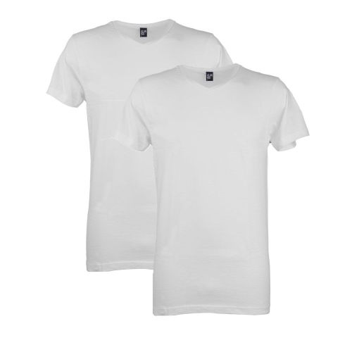 Alan Red V-Shirt West Virginia 2Pack Wit