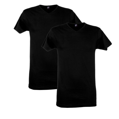 Alan Red V-Shirt Vermont 2Pack Zwart