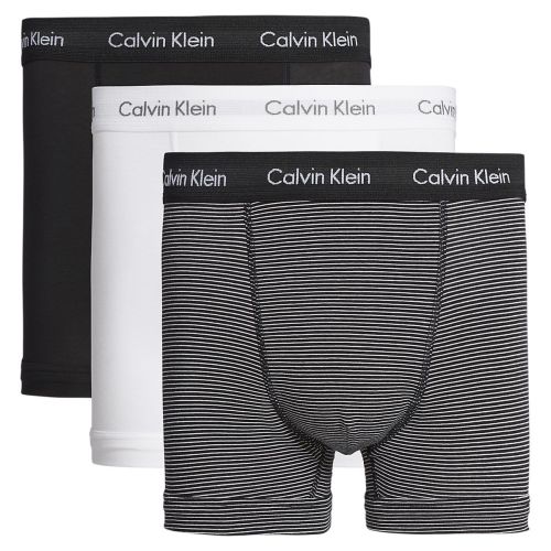 Calvin Klein Ondergoed 3Pack Zwart Wit Gestreept Long Trunk