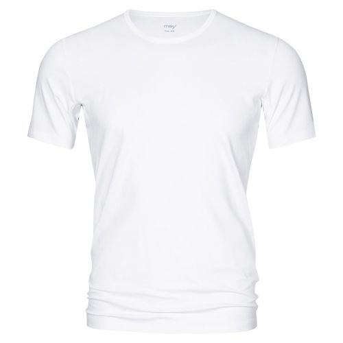 MEY Heren T-Shirt Crew Neck Wit Dry Cotton Het Eronderhemd Business Shirt 46082