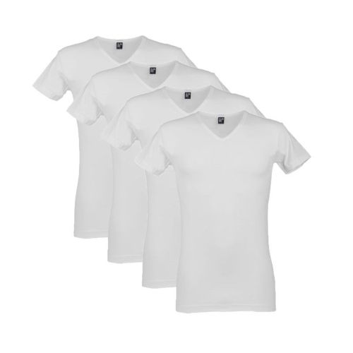 Alan Red V-Shirt Oklahoma 4Pack Wit