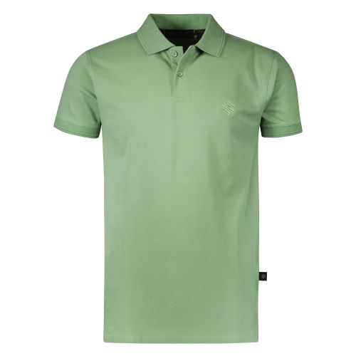 Gino Santi Heren Polo Pique Light Green