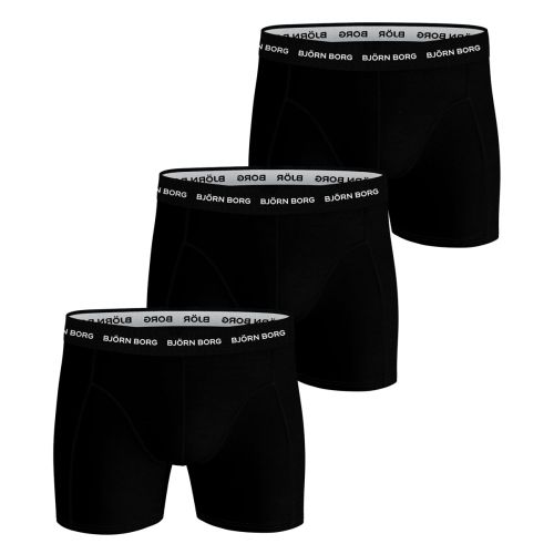 Björn Borg Boxershorts 3Pack SOLIDS  Black