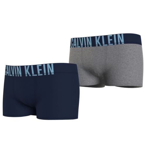 Calvin Klein Intense Power Donkerblauw-Grijs 2Pack Boxershorts Jongens Ondergoed OUC