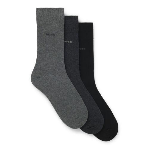 Hugo Boss Dames en Heren Uni Sokken 3Pack 968