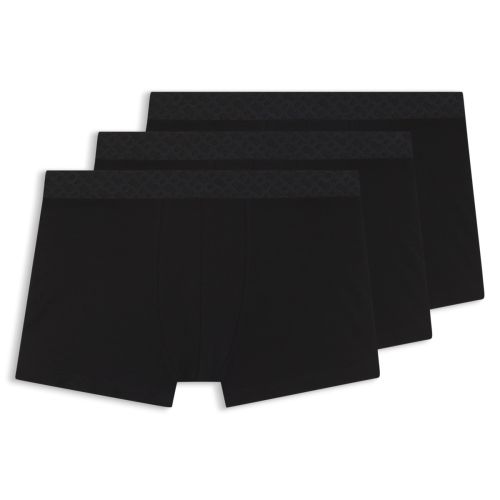 Hugo Boss Heren Trunk short 3Pack Logo Trio Zwart