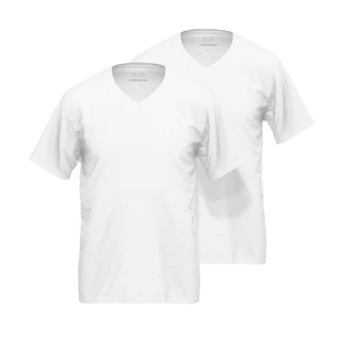 CeCeBa Heren V-Shirt Nevada 2Pack Wit