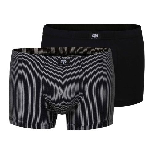 CeCeBa Heren Pants Spirit Modal 2pack Zwart Grijs