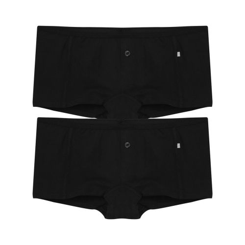 Claesens Dames Boxershorts 2Pack Zwart