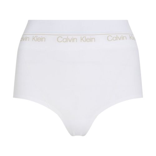 Calvin Klein Dames Shapewear Icon Cotton Seamless Tailleslip 1Pack Wit