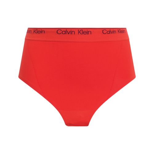Calvin Klein Dames Shapewear Icon Cotton Seamless Tailleslip 1Pack Rood
