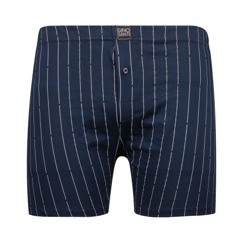 Gino Santi Klassieke navy streep blauwe boxershort 100% katoen