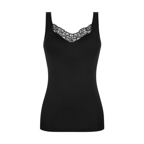 MEY Dames Emotion Elegance Hemd Top Zwart 55371