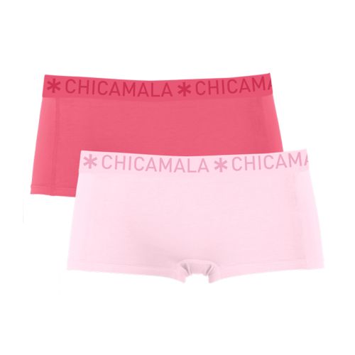 MuchachoMalo Dames Short 2Pack Solid Pink 24