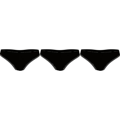 Tommy Hilfiger Women 3Pack Strings Black