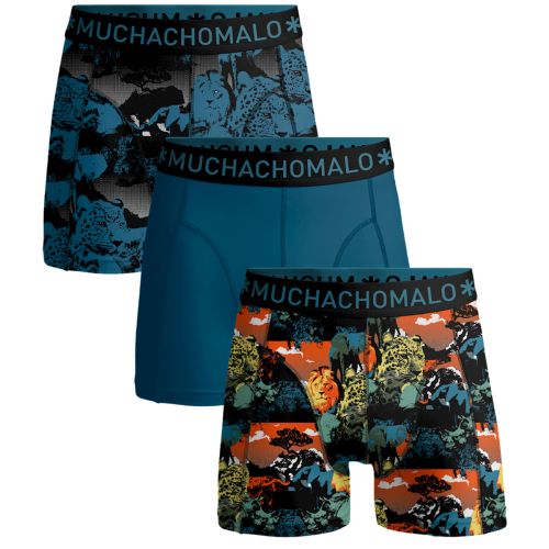 MuchachoMalo Jongens Boxershort 3Pack Africa