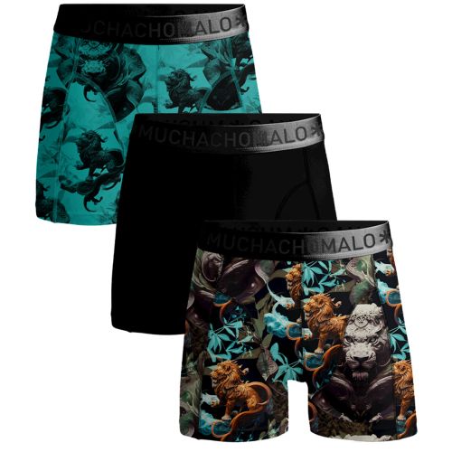 MuchachoMalo Heren Boxershorts 3Pack Lion